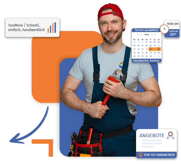 Entdecke durch SooMore's Heroshot: Installateur gesucht – eine visuelle Darstellung, die speziell fü